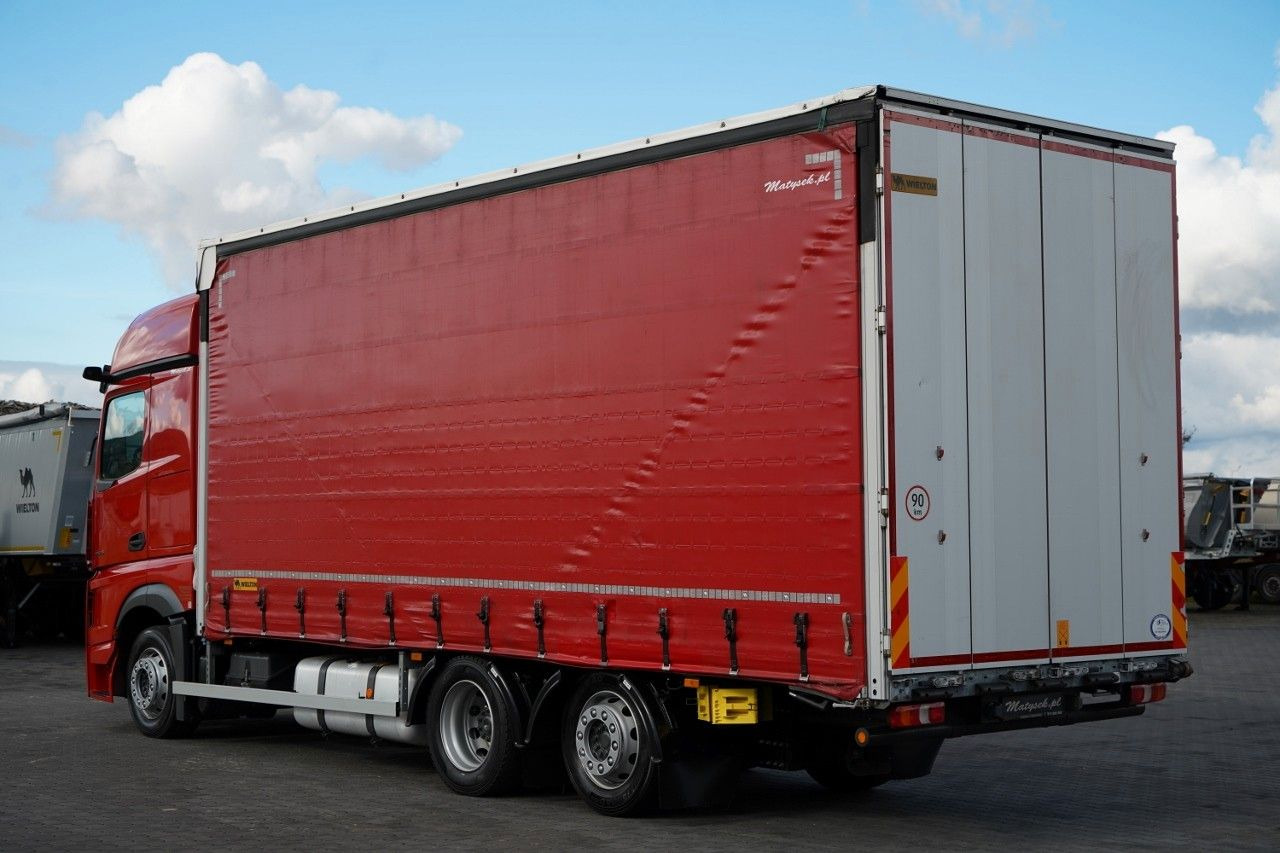 Mercedes-Benz ACTROS 2545 / SOLÓWKA  / 6x2 / OŚ PODNOSZONA / B - Curtainsider truck: picture 3 Mercedes-Benz ACTROS 2545 / SOLÓWKA  / 6x2 / OŚ PODNOSZONA / B - Curtainsider truck: picture 3