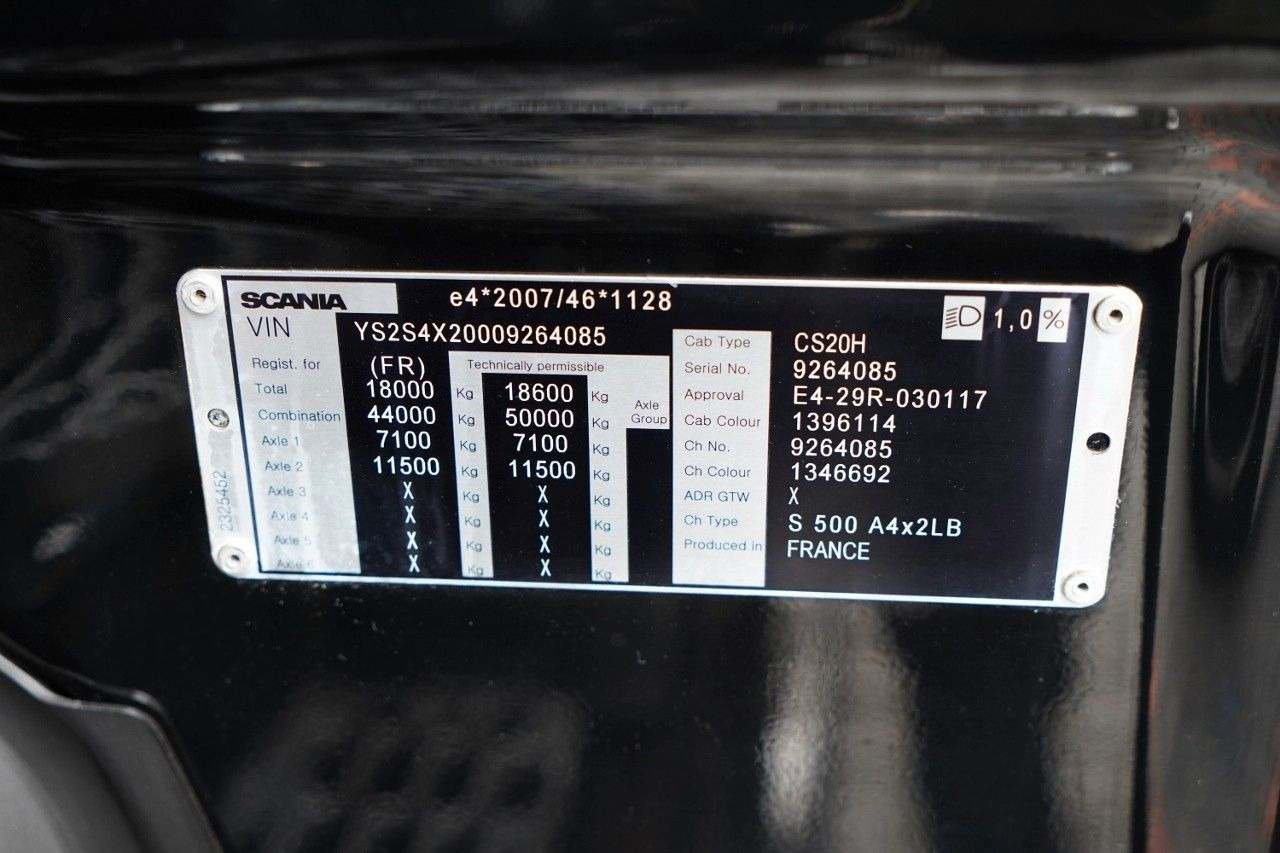 Tractor unit Scania S 500 / RETARDER / I-PARK COOL / NAVI / PO KONTR: picture 18 Tractor unit Scania S 500 / RETARDER / I-PARK COOL / NAVI / PO KONTR: picture 18