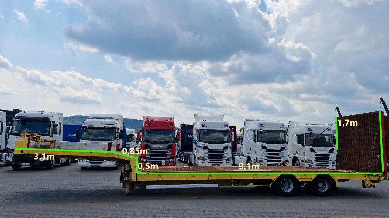 VEREM / NACZEPA LAWETA / NISKOPODWOZIOWA / 13.M - Low loader semi-trailer: picture 2 VEREM / NACZEPA LAWETA / NISKOPODWOZIOWA / 13.M - Low loader semi-trailer: picture 2