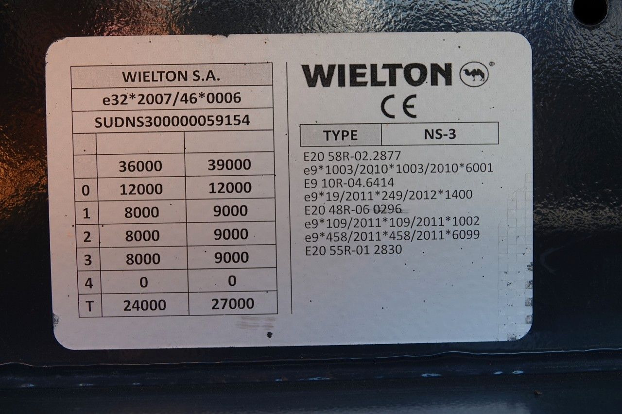 Leasing of  Wielton FIRANKA MEGA / LOWDECK / OŚ PODNOSZONA / DACH PO Wielton FIRANKA MEGA / LOWDECK / OŚ PODNOSZONA / DACH PO: picture 19