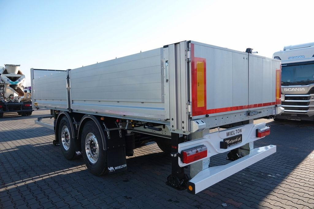 Wielton PRZYCZEPA BURTOWA / DO BUDOWLANKI / NOWA / - Dropside/ Flatbed trailer: picture 4 Wielton PRZYCZEPA BURTOWA / DO BUDOWLANKI / NOWA / - Dropside/ Flatbed trailer: picture 4