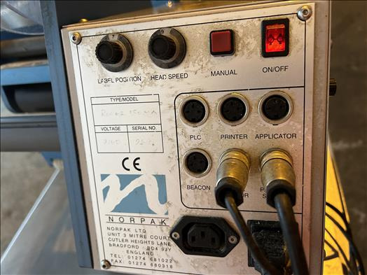 Norpak Rover150 label applicator - Packaging machinery: picture 5 Norpak Rover150 label applicator - Packaging machinery: picture 5