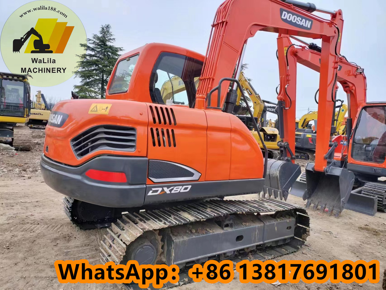 DOOSAN DX80 - Mini excavator: picture 1 DOOSAN DX80 - Mini excavator: picture 1