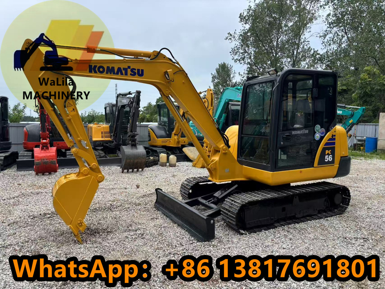 KOMATSU PC56-7 - Mini excavator: picture 3 KOMATSU PC56-7 - Mini excavator: picture 3