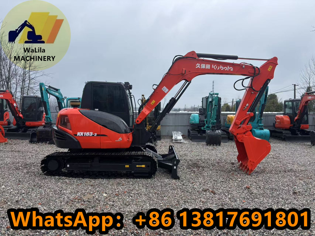 KUBOTA KX183 - Mini excavator: picture 1 KUBOTA KX183 - Mini excavator: picture 1