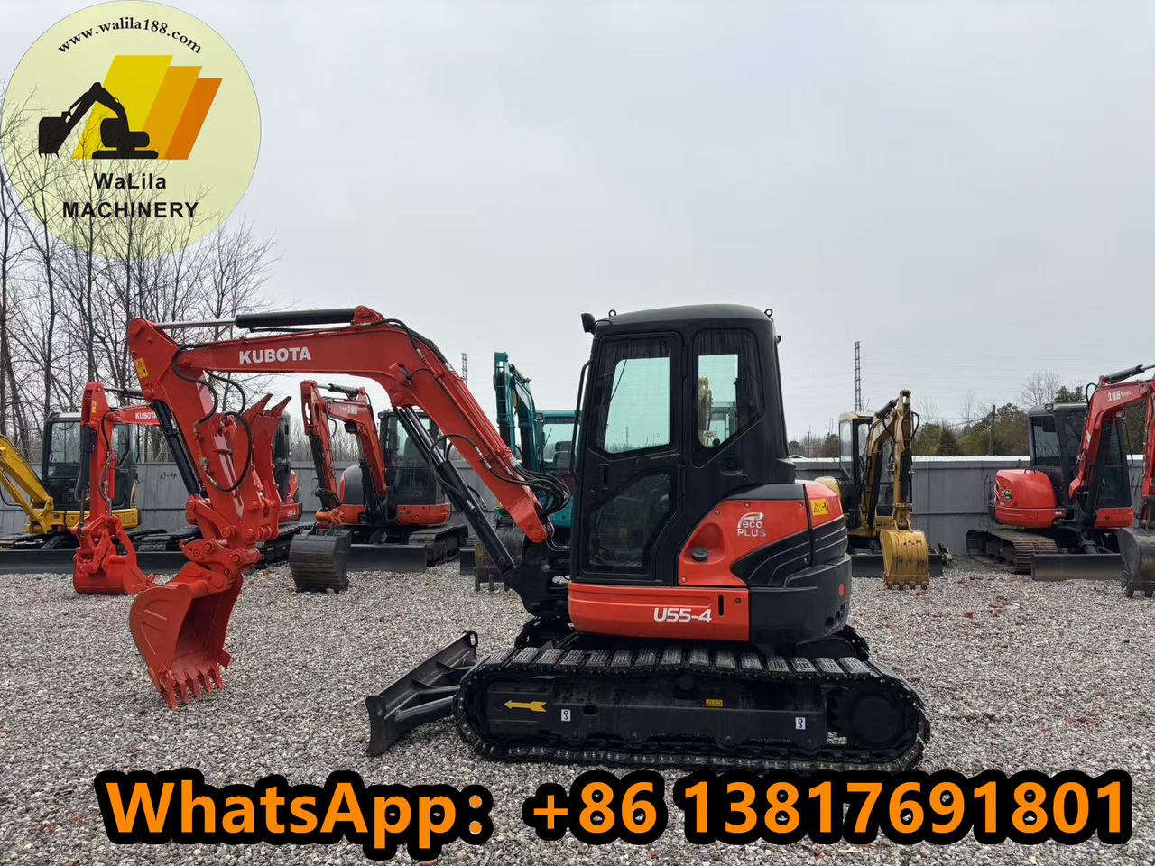 KUBOTA U55-4 - Mini excavator: picture 2 KUBOTA U55-4 - Mini excavator: picture 2