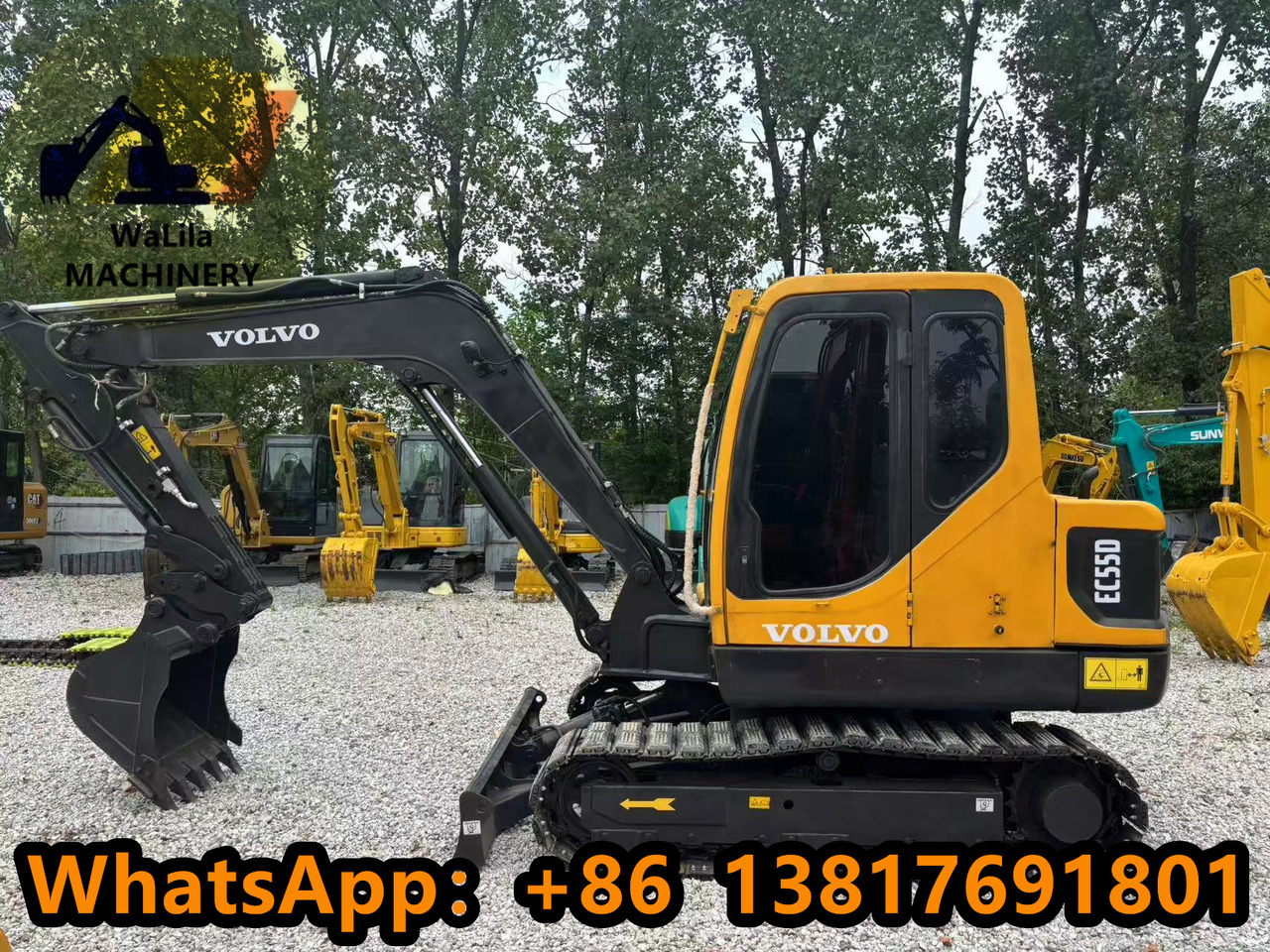 VOLVO EC55 - Mini excavator: picture 1 VOLVO EC55 - Mini excavator: picture 1