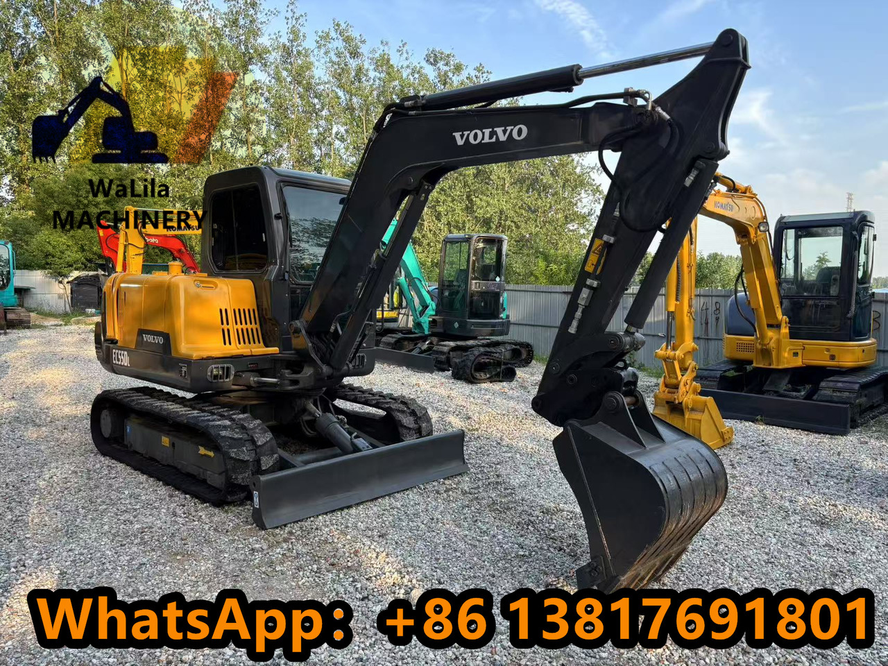Volvo EC55D Rubber track - Mini excavator: picture 2 Volvo EC55D Rubber track - Mini excavator: picture 2