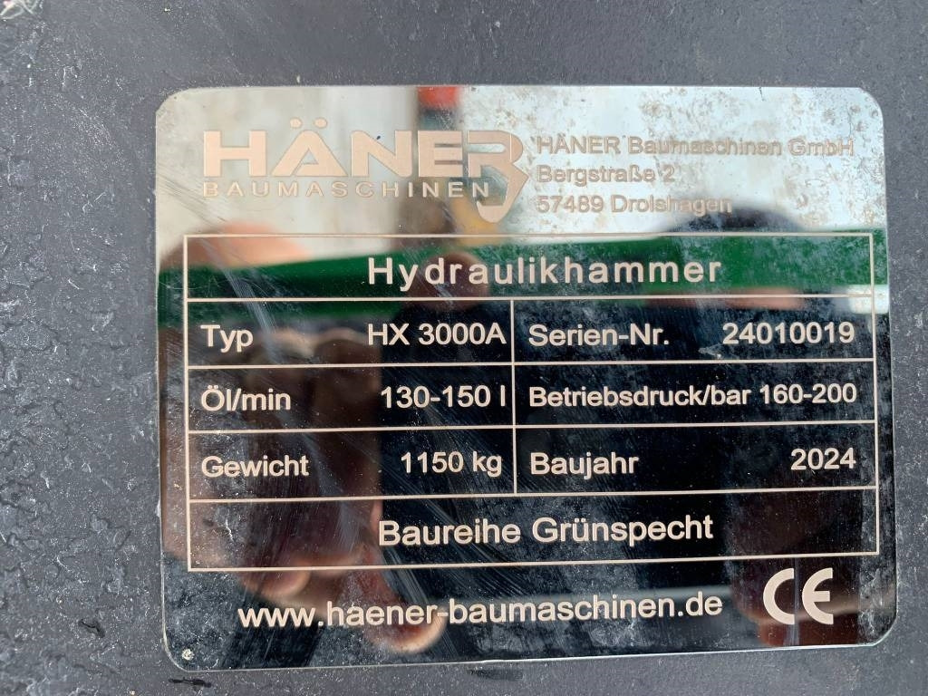 Haner HX3000A NEW - Hydraulic hammer for Construction machinery: picture 4 Haner HX3000A NEW - Hydraulic hammer for Construction machinery: picture 4