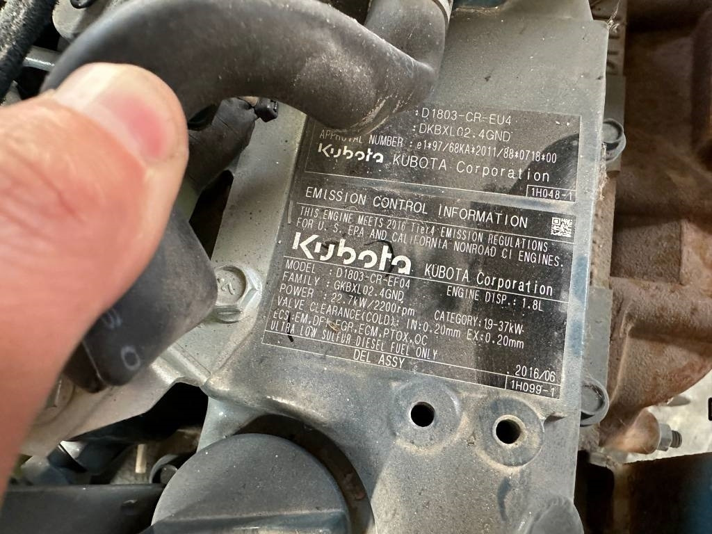 Kubota D1803-CR-EF04 ENGINE - Engine for Construction machinery: picture 3 Kubota D1803-CR-EF04 ENGINE - Engine for Construction machinery: picture 3