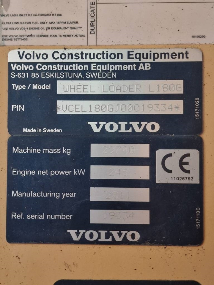 Volvo L 180 G - Wheel loader: picture 2 Volvo L 180 G - Wheel loader: picture 2