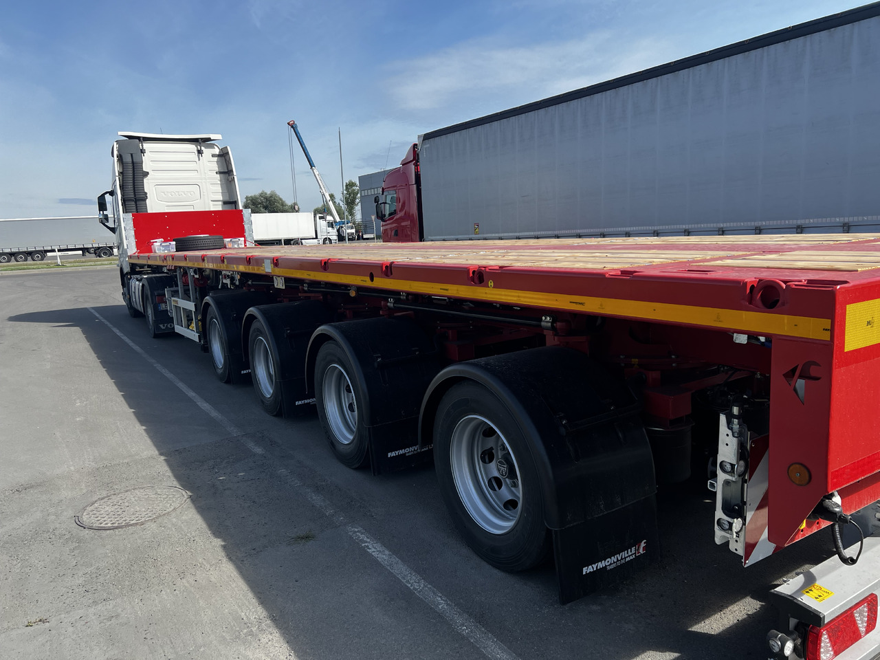 FAYMONVILLE TeleMax Tele-Z-4H-AAA - Dropside/ Flatbed semi-trailer: picture 1 FAYMONVILLE TeleMax Tele-Z-4H-AAA - Dropside/ Flatbed semi-trailer: picture 1
