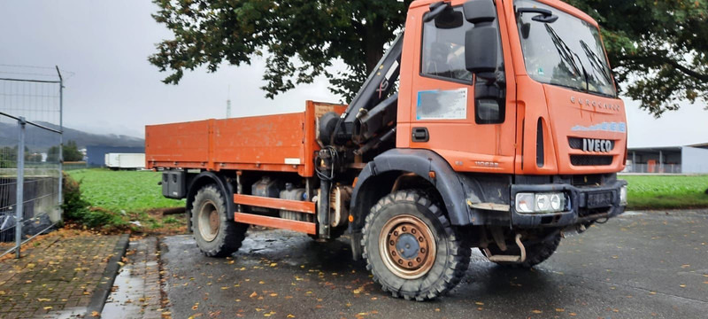 Iveco ML110-220 4x4 mit Kran+Funk - Dropside/ Flatbed truck, Crane truck: picture 1 Iveco ML110-220 4x4 mit Kran+Funk - Dropside/ Flatbed truck, Crane truck: picture 1