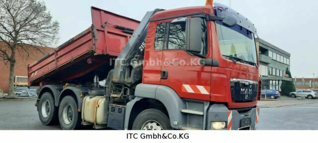 MAN 26.440TGS Kipper+Kran Meiller/Stahl - Tipper, Crane truck: picture 3 MAN 26.440TGS Kipper+Kran Meiller/Stahl - Tipper, Crane truck: picture 3