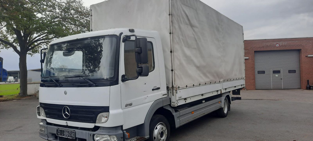 Mercedes-Benz 816 Pritsche Plane - Curtain side van: picture 1 Mercedes-Benz 816 Pritsche Plane - Curtain side van: picture 1