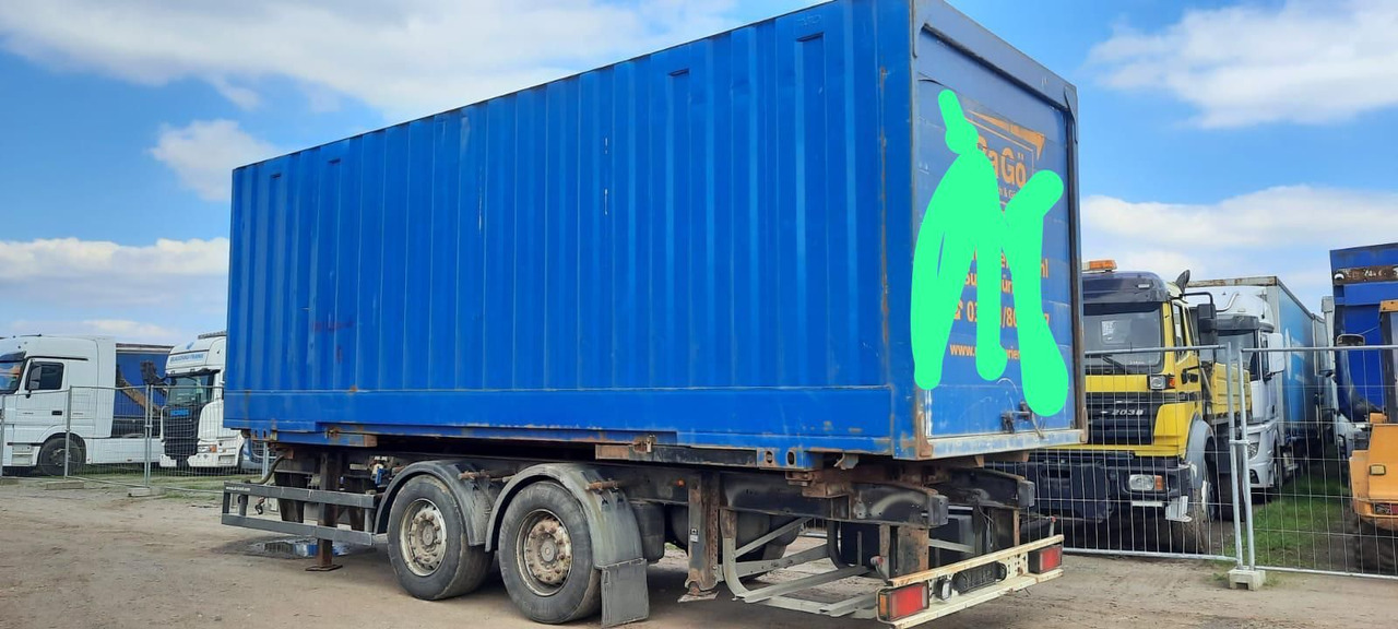Schmitz Cargobull Containeranhänger mit Container - Closed box trailer: picture 3 Schmitz Cargobull Containeranhänger mit Container - Closed box trailer: picture 3