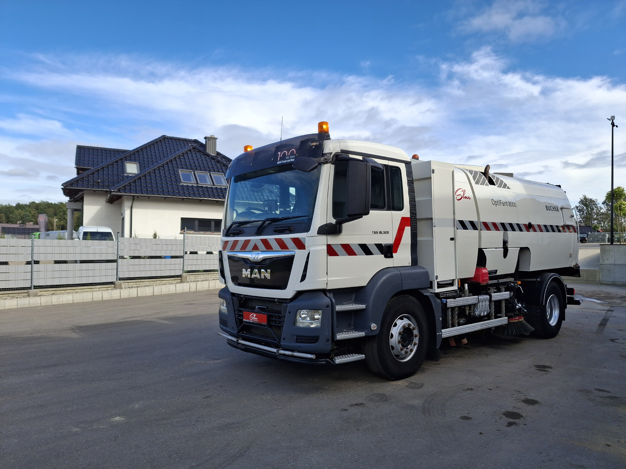 MAN TGS 18.320 Zamiatarka Kehrmaschine BUCHER OptiFant 8000 Karcher Euro 6 PM10 L/R Hochdruckreinigung - Road sweeper: picture 2 MAN TGS 18.320 Zamiatarka Kehrmaschine BUCHER OptiFant 8000 Karcher Euro 6 PM10 L/R Hochdruckreinigung - Road sweeper: picture 2