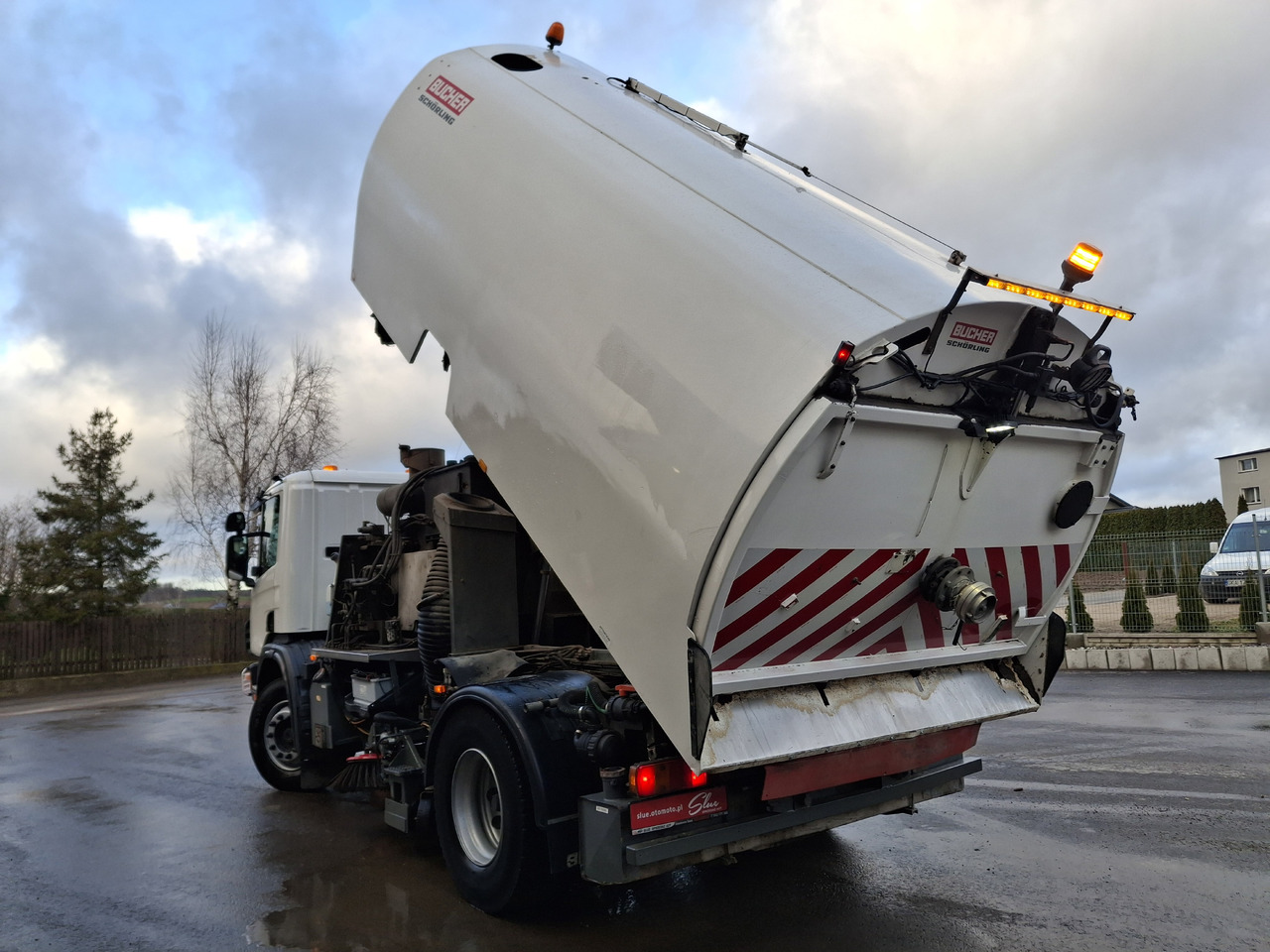 Road sweeper SCANIA 94G Zamiatarka Kehrmaschine BUCHER L/R Frontbürste 2 Motoren Odchwaszczarka Przednia Szczotka: picture 7 Road sweeper SCANIA 94G Zamiatarka Kehrmaschine BUCHER L/R Frontbürste 2 Motoren Odchwaszczarka Przednia Szczotka: picture 7