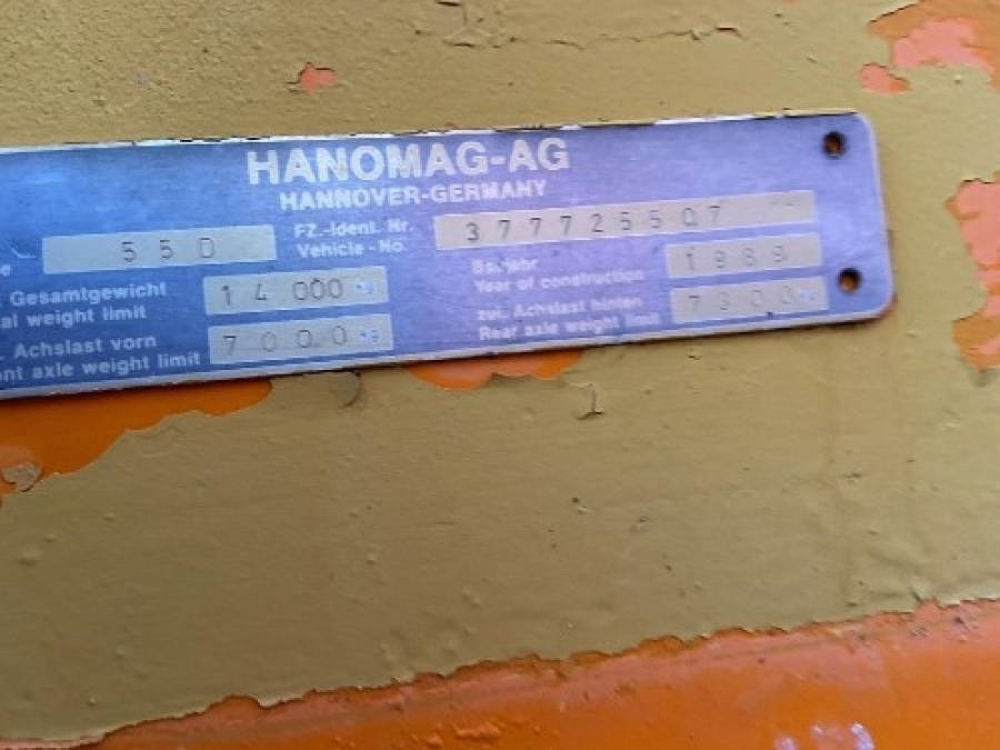 Hanomag 55 D - Wheel loader: picture 1 Hanomag 55 D - Wheel loader: picture 1