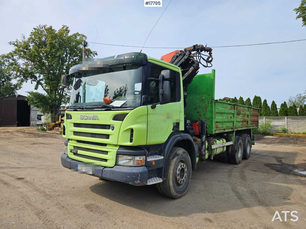 2007 Scania P 340 - Dropside/ Flatbed truck, Crane truck: picture 2 2007 Scania P 340 - Dropside/ Flatbed truck, Crane truck: picture 2