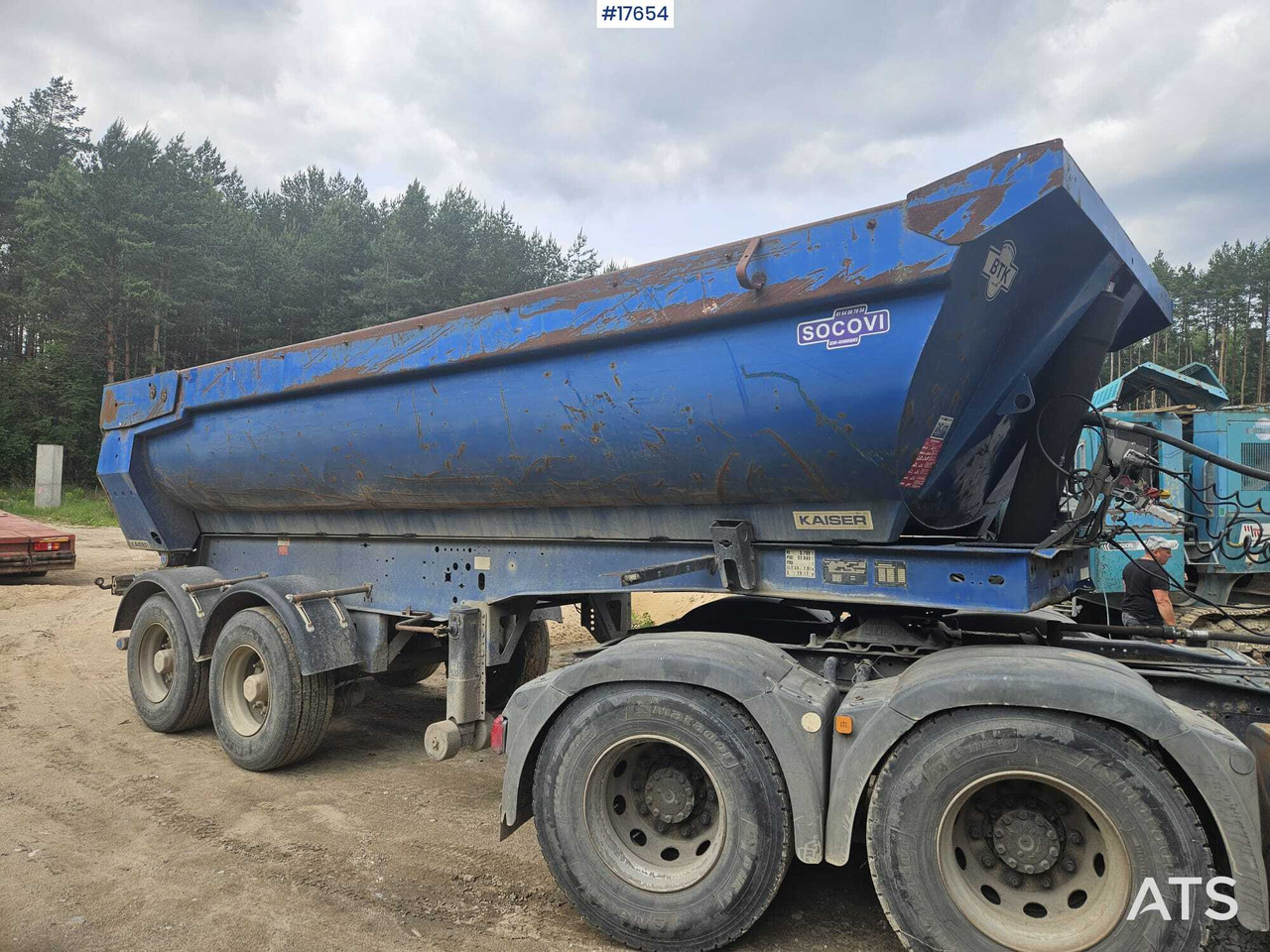 2010 ROBUSTE - KAISER S3302 - Tipper semi-trailer: picture 3 2010 ROBUSTE - KAISER S3302 - Tipper semi-trailer: picture 3