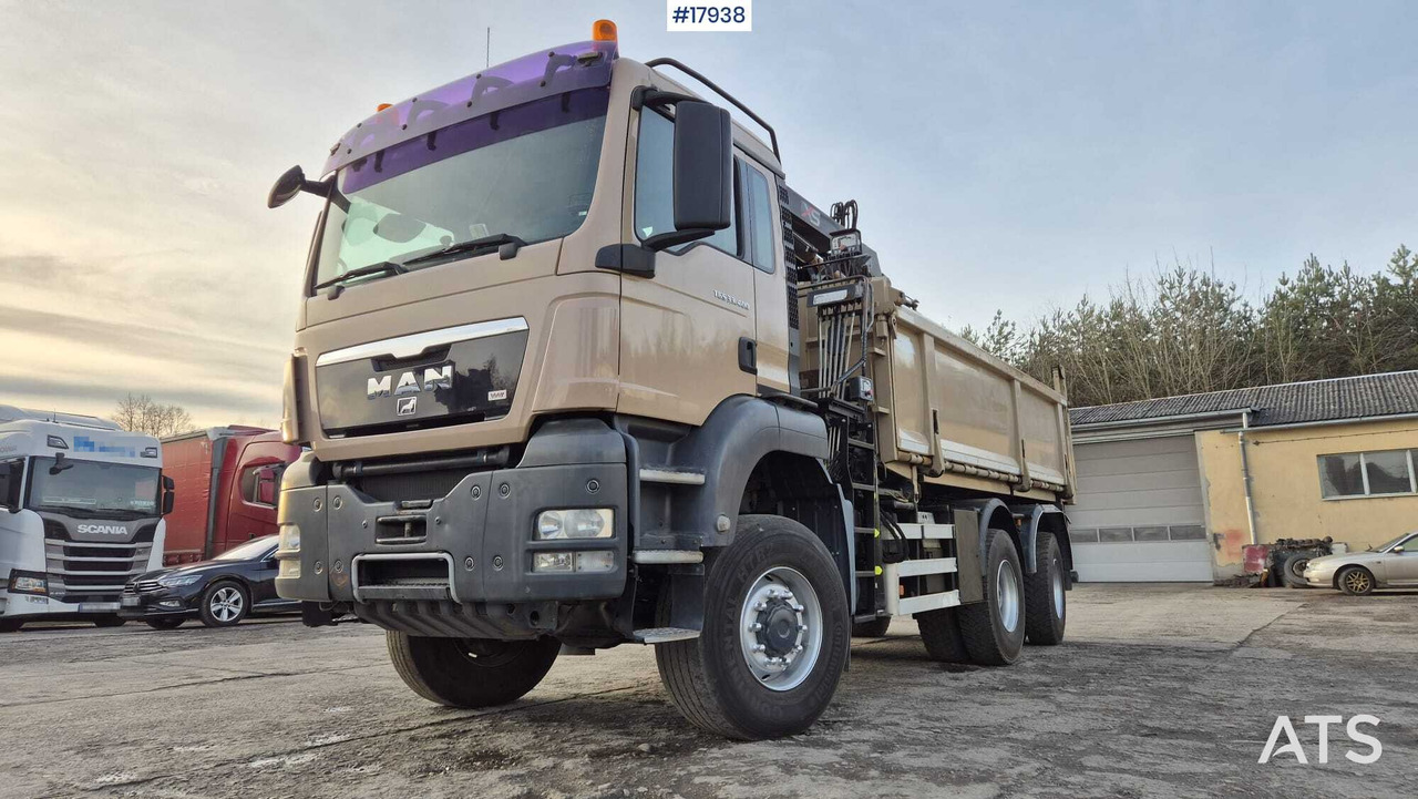 Tipper MAN TGS 33.400 6x4 HDS HIAB 144 DS-2 DUO (2009) - Tipper, Crane truck: picture 2 Tipper MAN TGS 33.400 6x4 HDS HIAB 144 DS-2 DUO (2009) - Tipper, Crane truck: picture 2