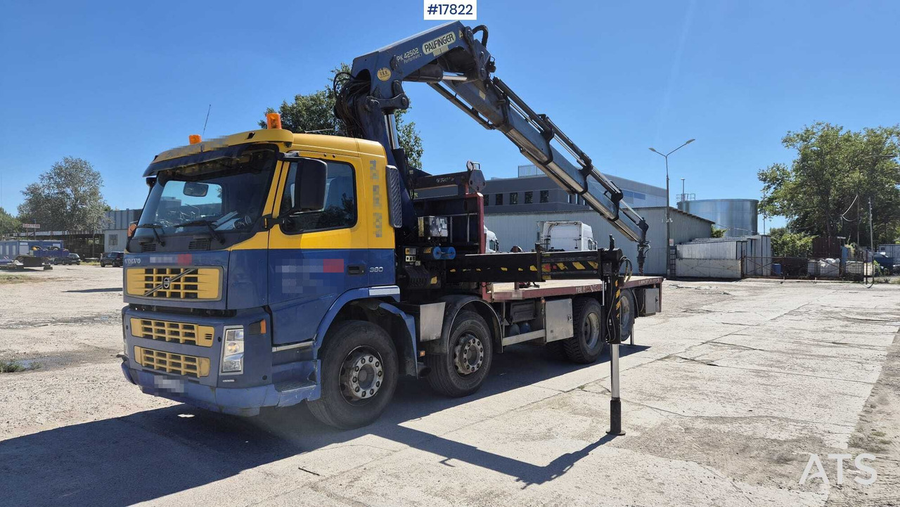 Truck VOLVO FM12 HDS - PALFINGER PK 42502 - Dropside/ Flatbed truck, Crane truck: picture 5 Truck VOLVO FM12 HDS - PALFINGER PK 42502 - Dropside/ Flatbed truck, Crane truck: picture 5
