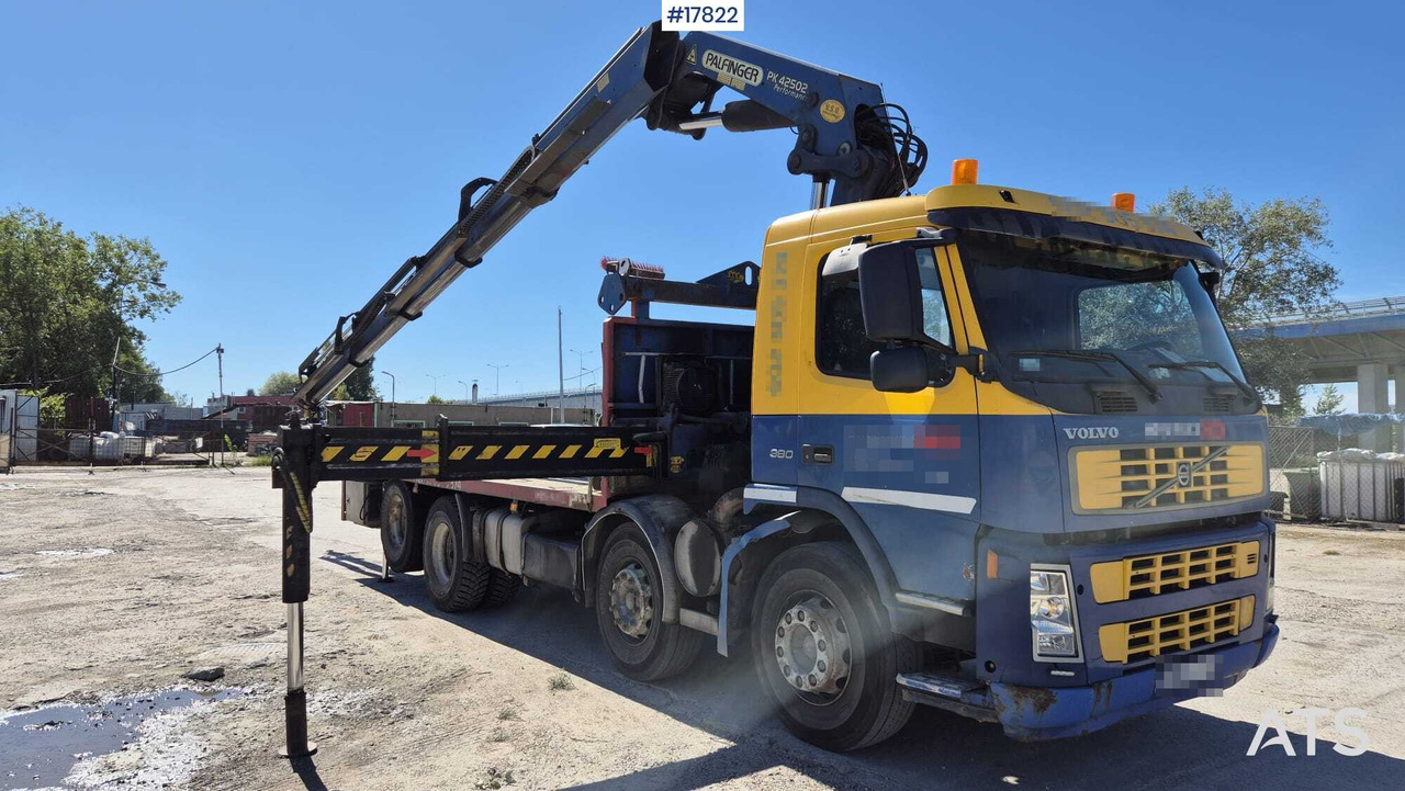 Truck VOLVO FM12 HDS - PALFINGER PK 42502 - Dropside/ Flatbed truck, Crane truck: picture 2 Truck VOLVO FM12 HDS - PALFINGER PK 42502 - Dropside/ Flatbed truck, Crane truck: picture 2