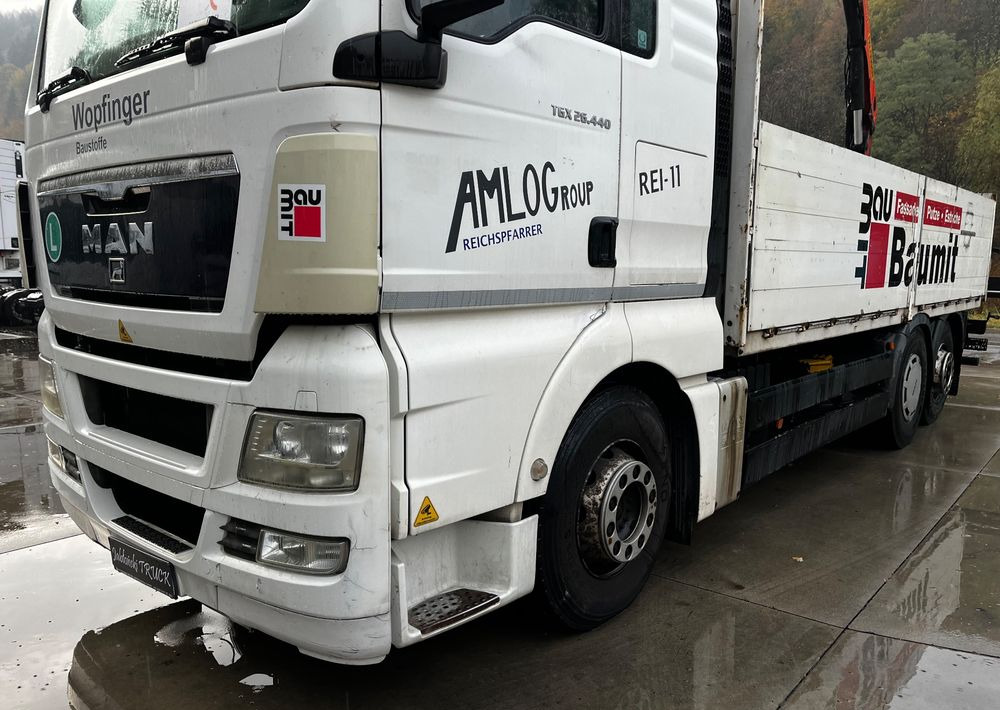 Dropside/ Flatbed truck, Crane truck MAN TGX 26.440 // 2009 // Palfinger PK 12001EH Radio // Oś skrętna i podnoszona //: picture 11 Dropside/ Flatbed truck, Crane truck MAN TGX 26.440 // 2009 // Palfinger PK 12001EH Radio // Oś skrętna i podnoszona //: picture 11