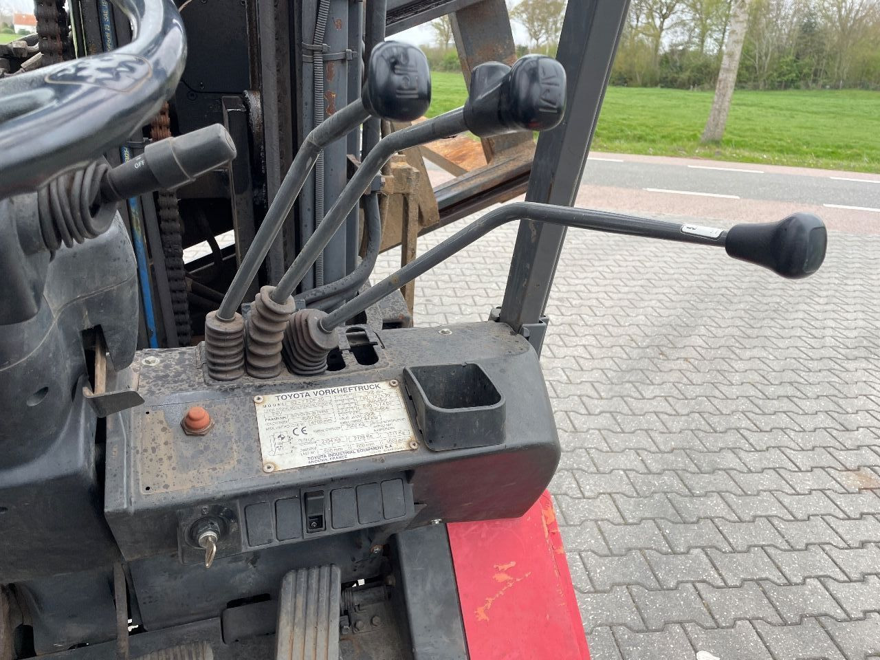 Forklift Toyota 62 7FDF25 2.5 ton diesel triplo vorkversteller rotator: picture 7
