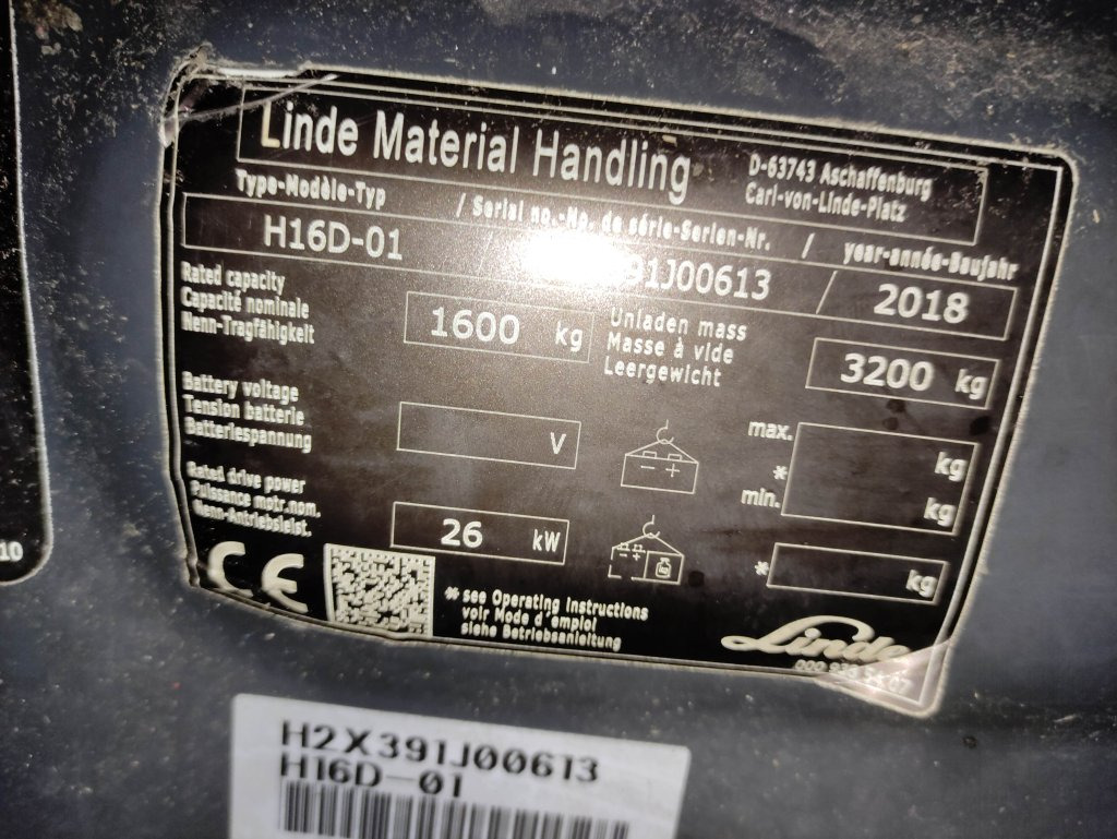 Diesel forklift Linde H16D-01-391 *Komplett aufbereitet*: picture 7