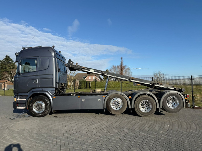Scania R450 HANDGESCHAKELD, KABELSYSTEEM, ALCOA, LEATHER. - Hook lift truck: picture 4 Scania R450 HANDGESCHAKELD, KABELSYSTEEM, ALCOA, LEATHER. - Hook lift truck: picture 4