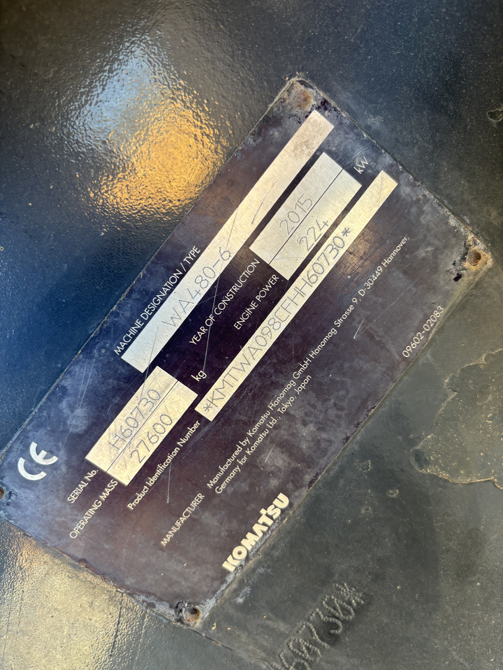 Wheel loader KOMATSU WA480-6: picture 17