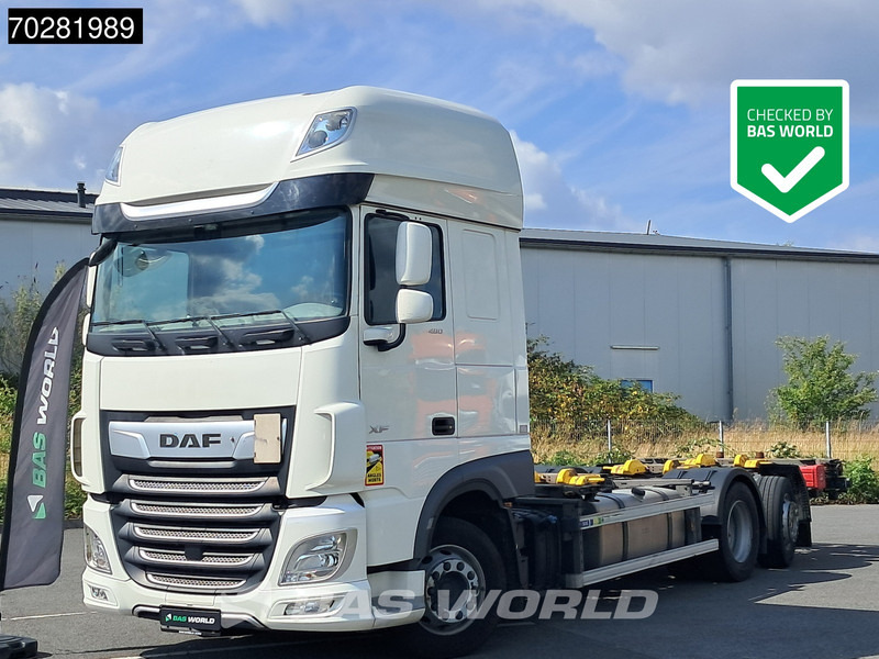 DAF XF 480 6X2 SSC BDF Retarder 2xTanks Lift+Lenkachse ACC Euro 6 - Container transporter/ Swap body truck: picture 1 DAF XF 480 6X2 SSC BDF Retarder 2xTanks Lift+Lenkachse ACC Euro 6 - Container transporter/ Swap body truck: picture 1