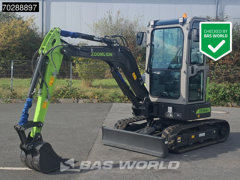Zoomlion ZE26 GU GARANTIE- KLIMAANLAGE– CE-ZERTIFIZIERT - Mini excavator: picture 1 Zoomlion ZE26 GU GARANTIE- KLIMAANLAGE– CE-ZERTIFIZIERT - Mini excavator: picture 1
