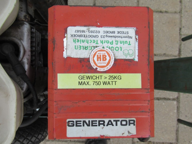 Honda Aggregaat 750 Generator 750W / 220V - Generator set: picture 3 Honda Aggregaat 750 Generator 750W / 220V - Generator set: picture 3