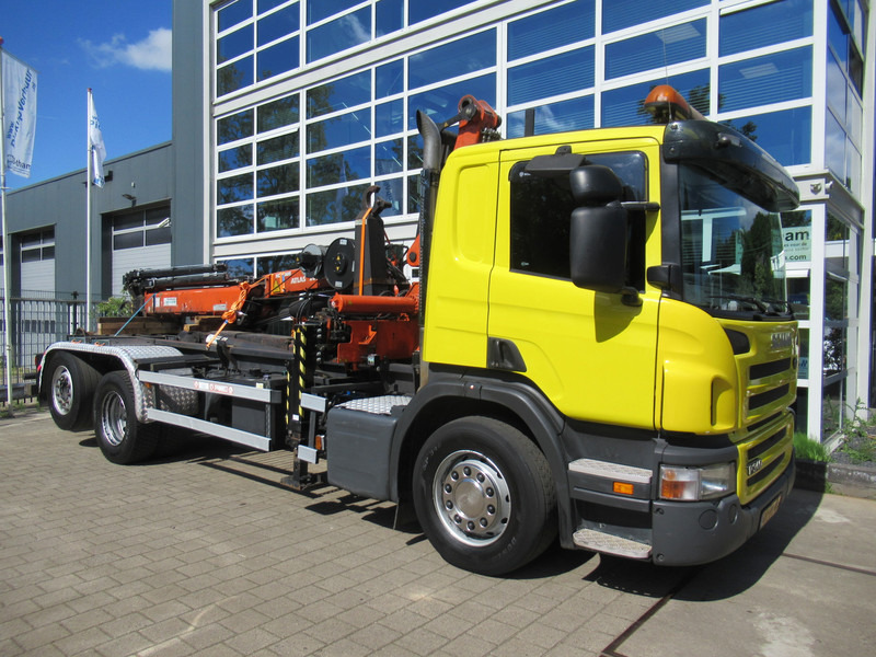 Scania P 340 B 6x2*4 VDL Haak - Kraan ATLAS 206.3E - Hook lift truck, Crane truck: picture 3 Scania P 340 B 6x2*4 VDL Haak - Kraan ATLAS 206.3E - Hook lift truck, Crane truck: picture 3