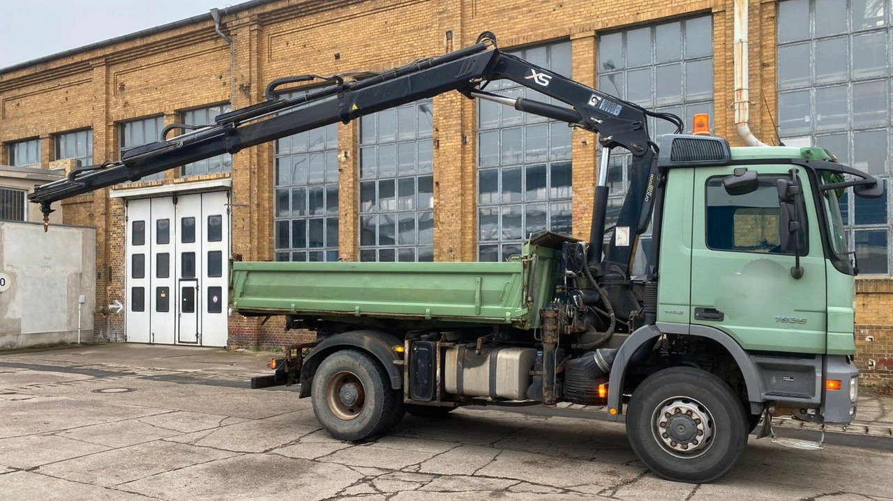 Mercedes-Benz Actros 2/3 6-Zyl.1836 ALLRAD 4x4 Dreiseitk: Kran Mercedes-Benz Actros 2/3 6-Zyl.1836 ALLRAD 4x4 Dreiseitk. Kran - Tipper, Crane truck: picture 1 Mercedes-Benz Actros 2/3 6-Zyl.1836 ALLRAD 4x4 Dreiseitk: Kran Mercedes-Benz Actros 2/3 6-Zyl.1836 ALLRAD 4x4 Dreiseitk. Kran - Tipper, Crane truck: picture 1