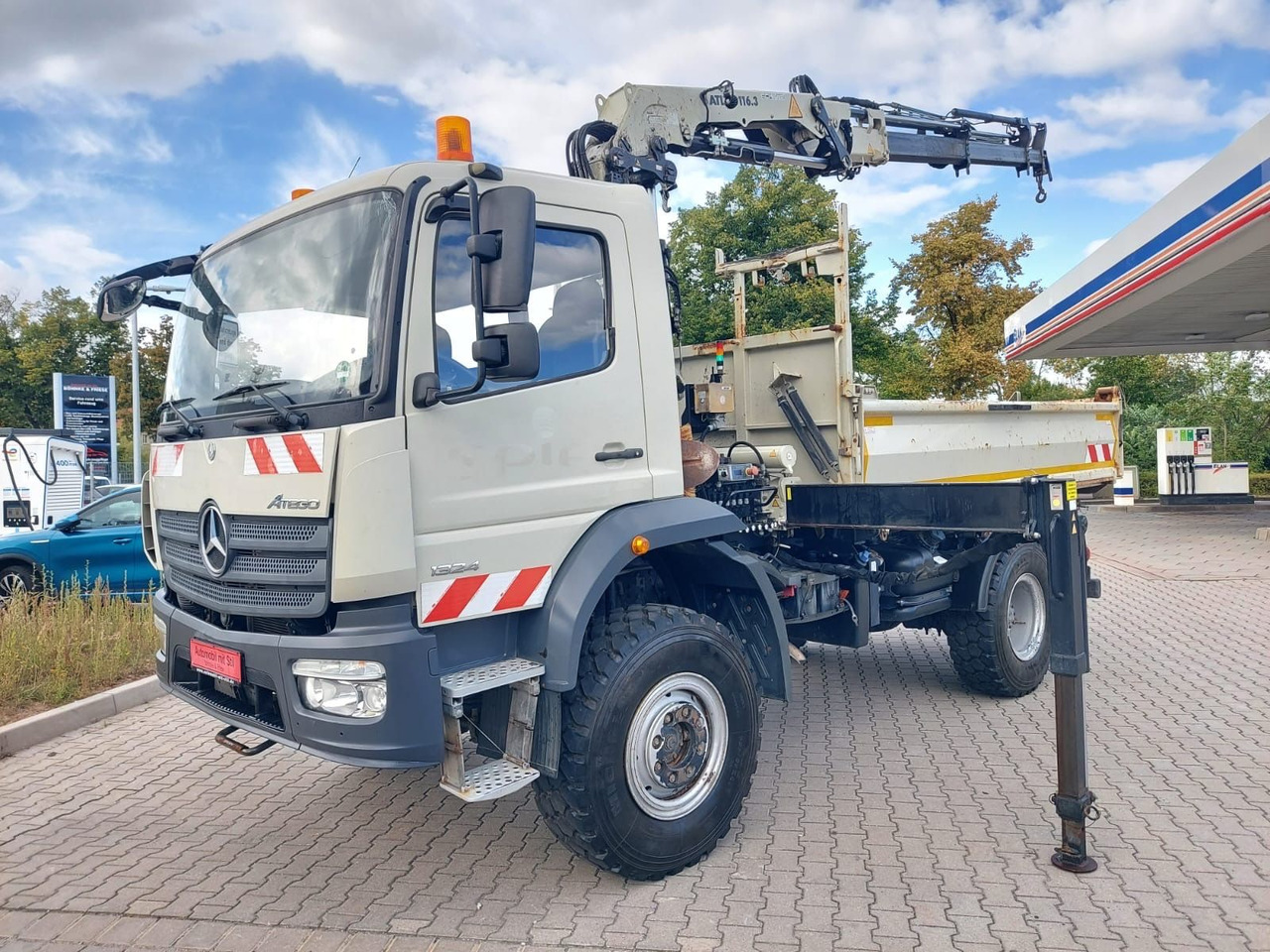 Mercedes-Benz Atego / 1324 MEILER 4X4 KRAN ATLAS 116.3 - Tipper, Crane truck: picture 3 Mercedes-Benz Atego / 1324 MEILER 4X4 KRAN ATLAS 116.3 - Tipper, Crane truck: picture 3