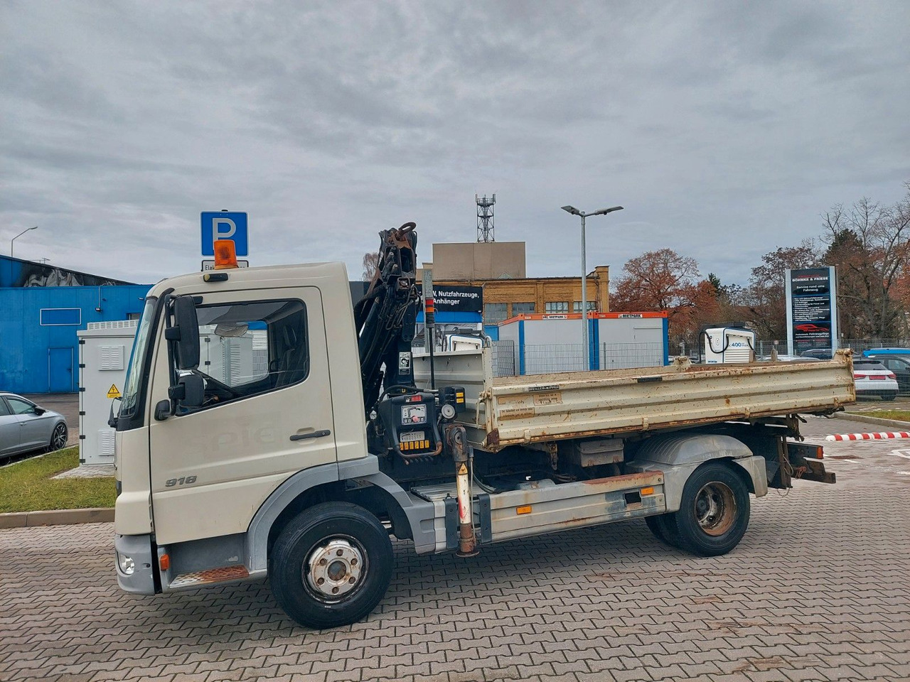 Tipper, Crane truck Mercedes-Benz Atego 2 4-Zyl. 4x2 918 4x2 MEILLER HIAB066 Kran: picture 16 Tipper, Crane truck Mercedes-Benz Atego 2 4-Zyl. 4x2 918 4x2 MEILLER HIAB066 Kran: picture 16