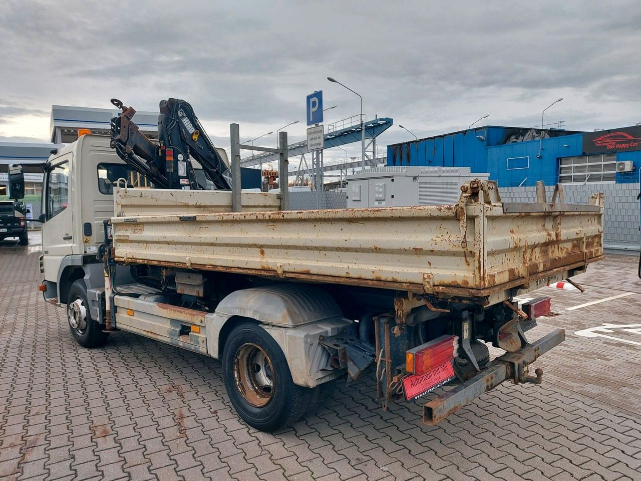 Tipper, Crane truck Mercedes-Benz Atego 2 4-Zyl. 4x2 918 4x2 MEILLER HIAB066 Kran: picture 13 Tipper, Crane truck Mercedes-Benz Atego 2 4-Zyl. 4x2 918 4x2 MEILLER HIAB066 Kran: picture 13