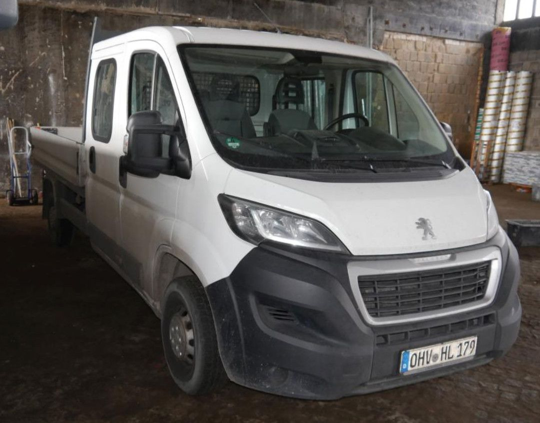 Peugeot Boxer Pritsche Doka. 335 L3 BlueHDi 130 Klima - Open body delivery van, Combi van: picture 3 Peugeot Boxer Pritsche Doka. 335 L3 BlueHDi 130 Klima - Open body delivery van, Combi van: picture 3