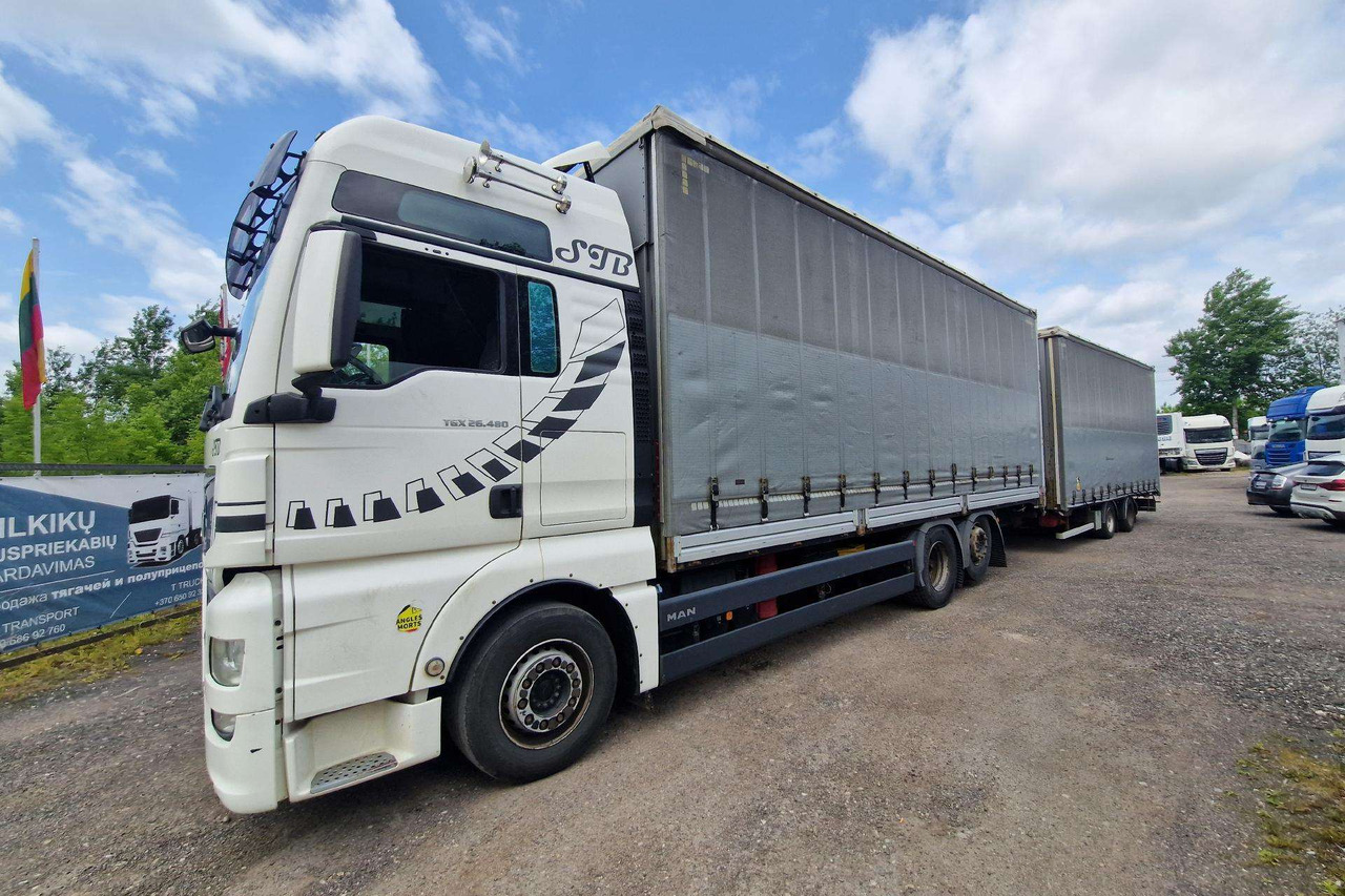 MAN TGX 480 - Curtainsider truck: picture 2 MAN TGX 480 - Curtainsider truck: picture 2