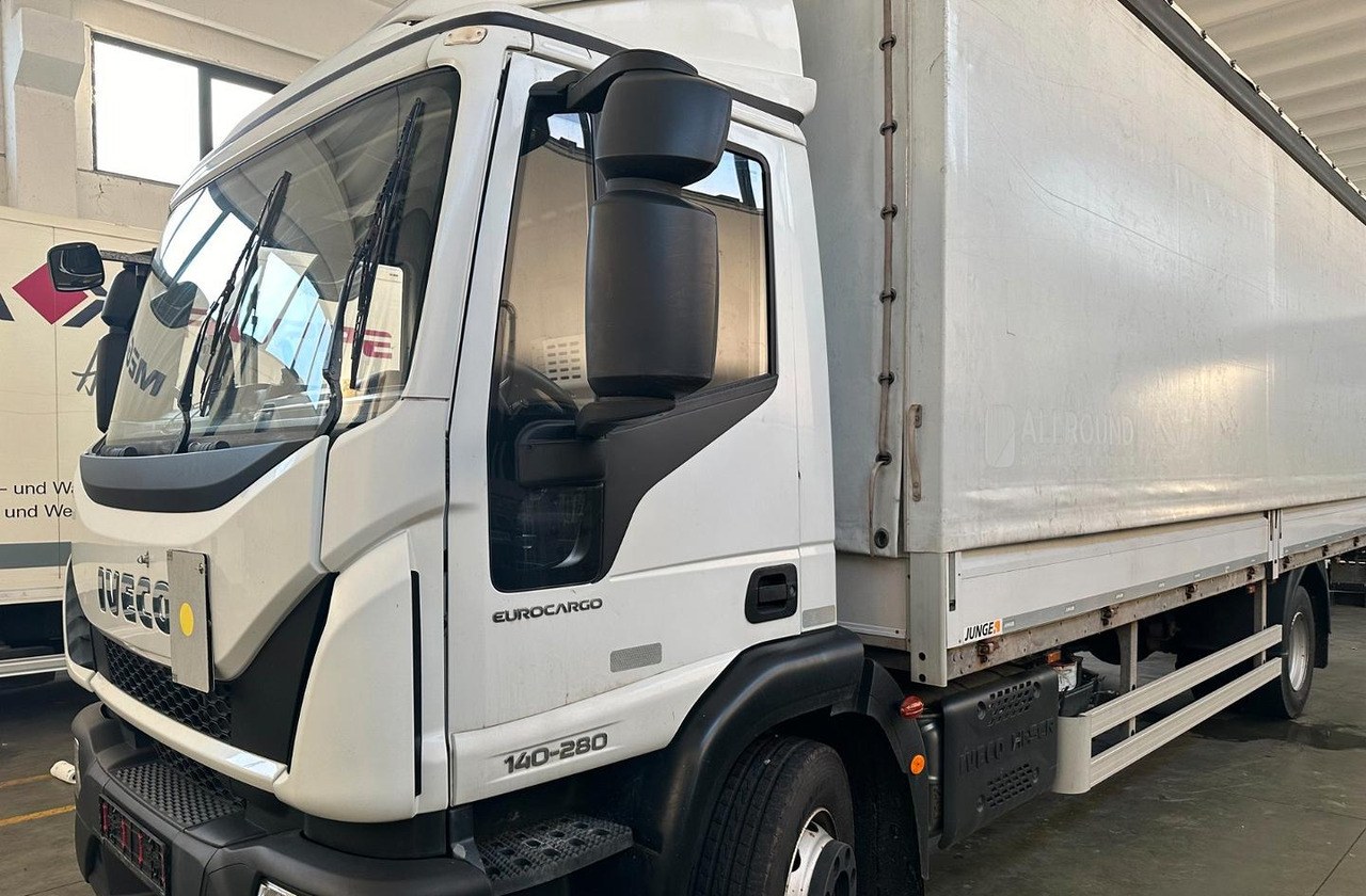 Iveco 140e28 euro 6 centina e sponda - Curtainsider truck: picture 2 Iveco 140e28 euro 6 centina e sponda - Curtainsider truck: picture 2