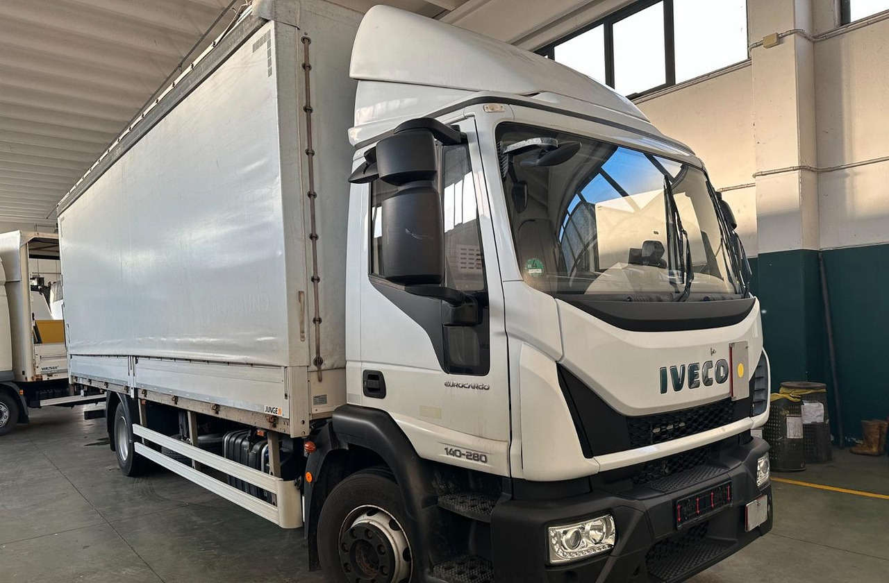 Iveco 140e28 euro 6 centina e sponda - Curtainsider truck: picture 1 Iveco 140e28 euro 6 centina e sponda - Curtainsider truck: picture 1