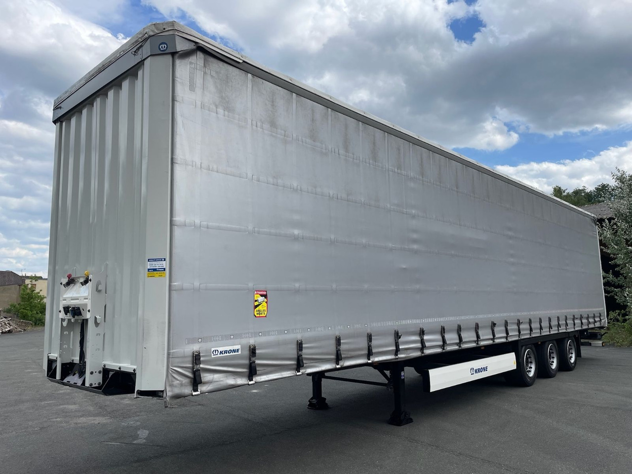Krone SD DA06 Pritsche+Plane/MEGA/3-Achs/13,6m/EDSCHA - Curtainsider semi-trailer: picture 3 Krone SD DA06 Pritsche+Plane/MEGA/3-Achs/13,6m/EDSCHA - Curtainsider semi-trailer: picture 3
