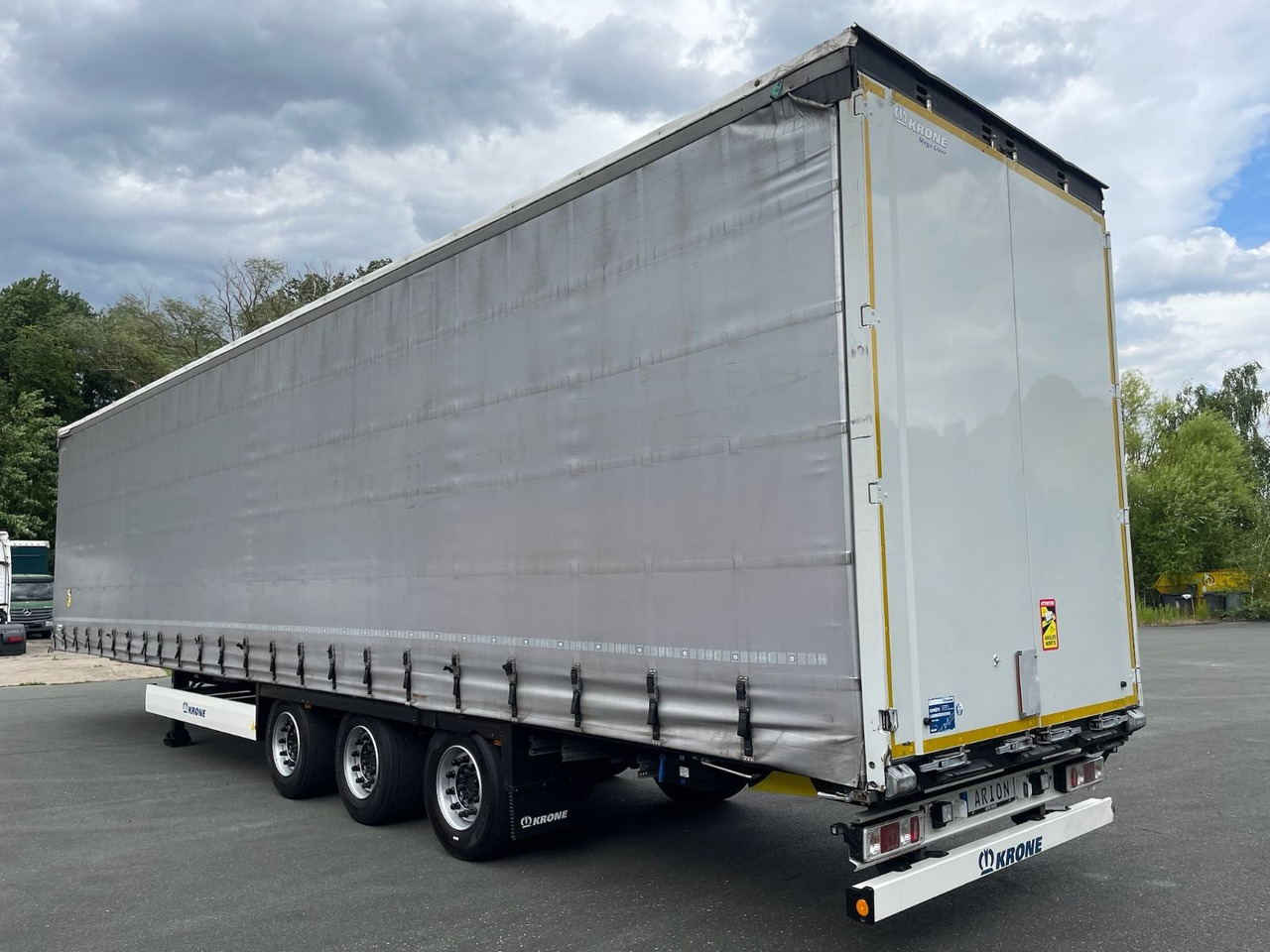 Krone SD DA06 Pritsche+Plane/MEGA/3-Achs/13,6m/EDSCHA - Curtainsider semi-trailer: picture 5 Krone SD DA06 Pritsche+Plane/MEGA/3-Achs/13,6m/EDSCHA - Curtainsider semi-trailer: picture 5