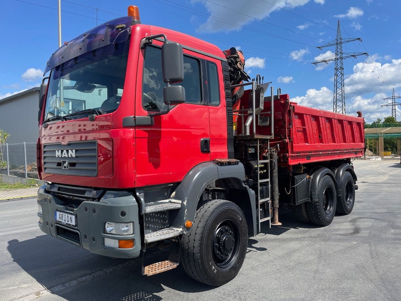 MAN TGA 26.360 6x6H Dreiseitenkipper/Kran/PALFINGER - Tipper, Crane truck: picture 3 MAN TGA 26.360 6x6H Dreiseitenkipper/Kran/PALFINGER - Tipper, Crane truck: picture 3
