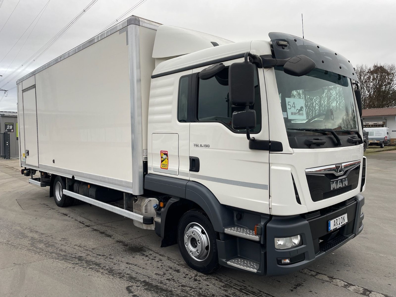 MAN TGL 8.190 4x2 BL Koffer/LBW/PALFINGER/AC/EU6d - Box van: picture 1 MAN TGL 8.190 4x2 BL Koffer/LBW/PALFINGER/AC/EU6d - Box van: picture 1