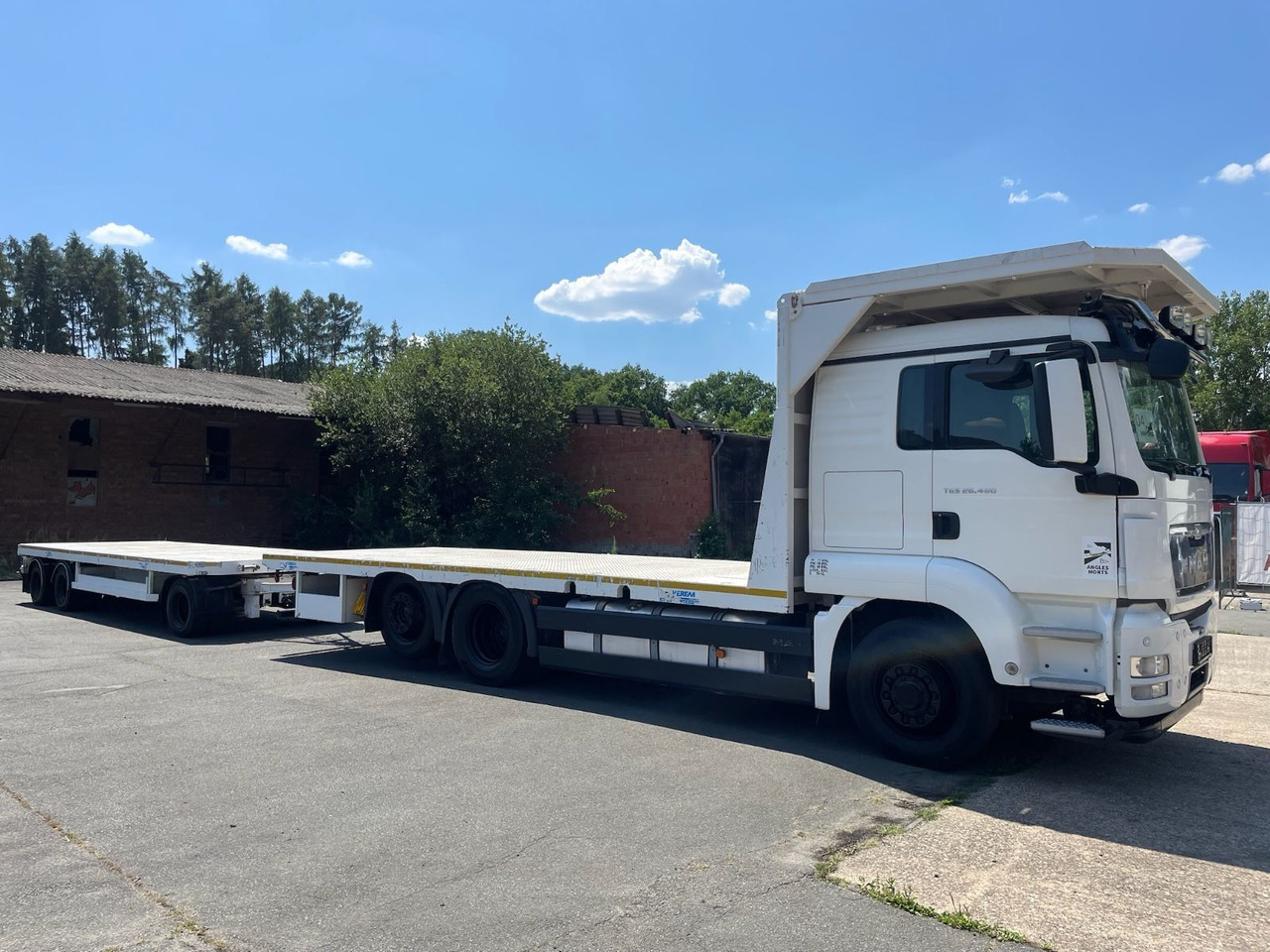 MAN TGS 26.480 6x4H-2 BL Platform /VEREM/RPE25T - Autotransporter truck: picture 1 MAN TGS 26.480 6x4H-2 BL Platform /VEREM/RPE25T - Autotransporter truck: picture 1